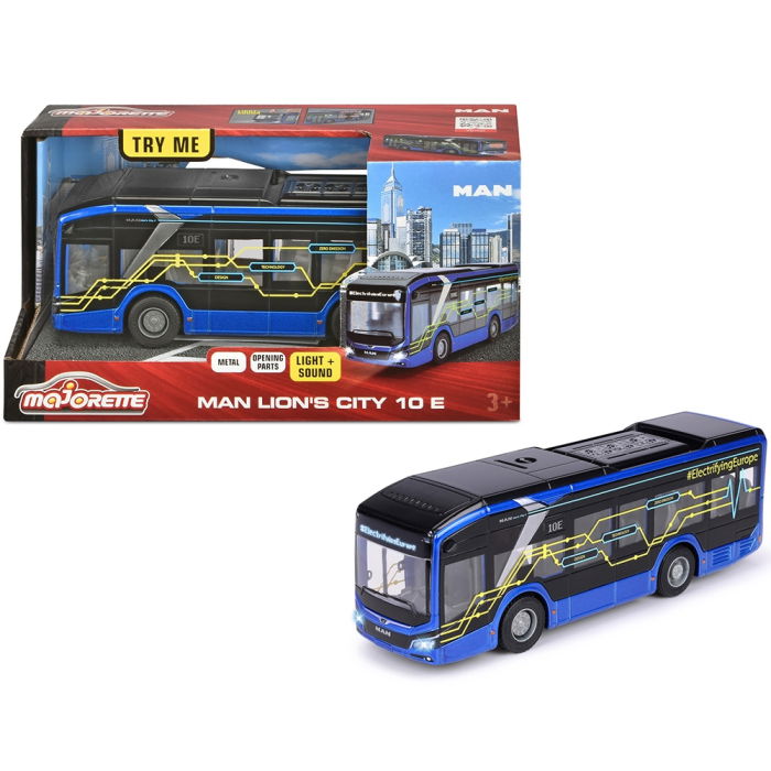 Autobuz Majorette MAN Lion's City 10 E 22,5 cm cu lumini si sunete [7]