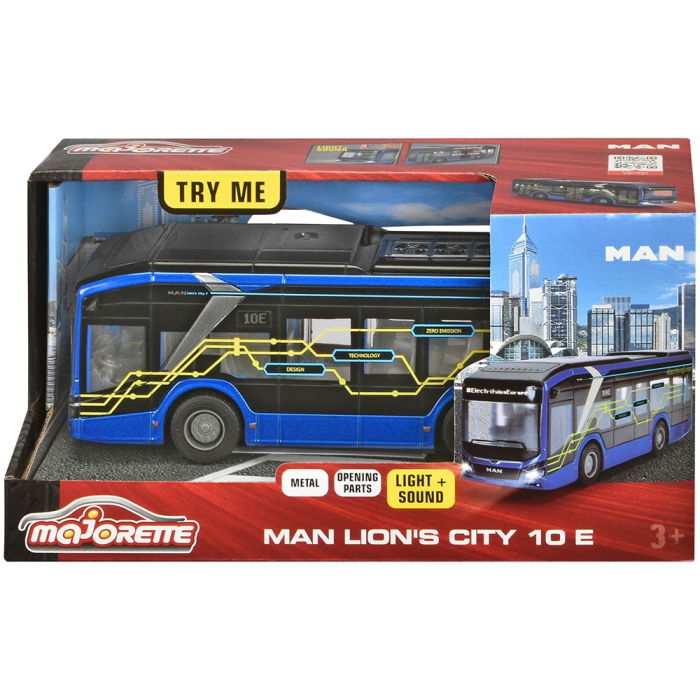 Autobuz Majorette MAN Lion's City 10 E 22,5 cm cu lumini si sunete [8]