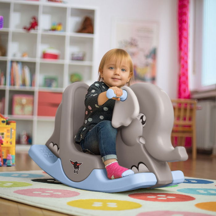 Balansoar Big Rocking Elephant grey [5]