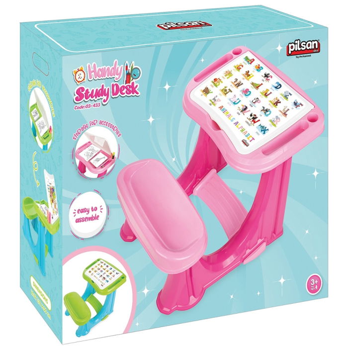 Banca scolara Pilsan Handy Study Desk pink [3]