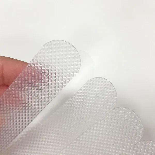 Banda adeziva antiderapare, din adeziv acrilic, pentru baie, tip fasii, transparenta, 6buc [6]