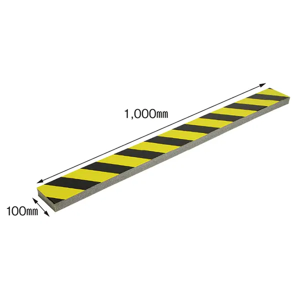 Banda autoadeziva burete, din spuma, pentru etansare, 1m, negru/galben [3]