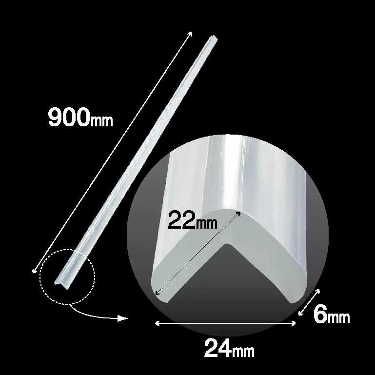 Banda protectie mobilier, transparenta, 90cm [1]
