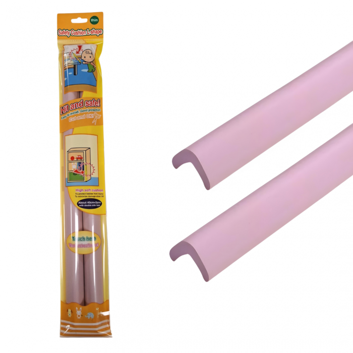 Banda Protectie Muchii Si Margini Set 2 buc 40cm Spuma Mov Pastel [1]