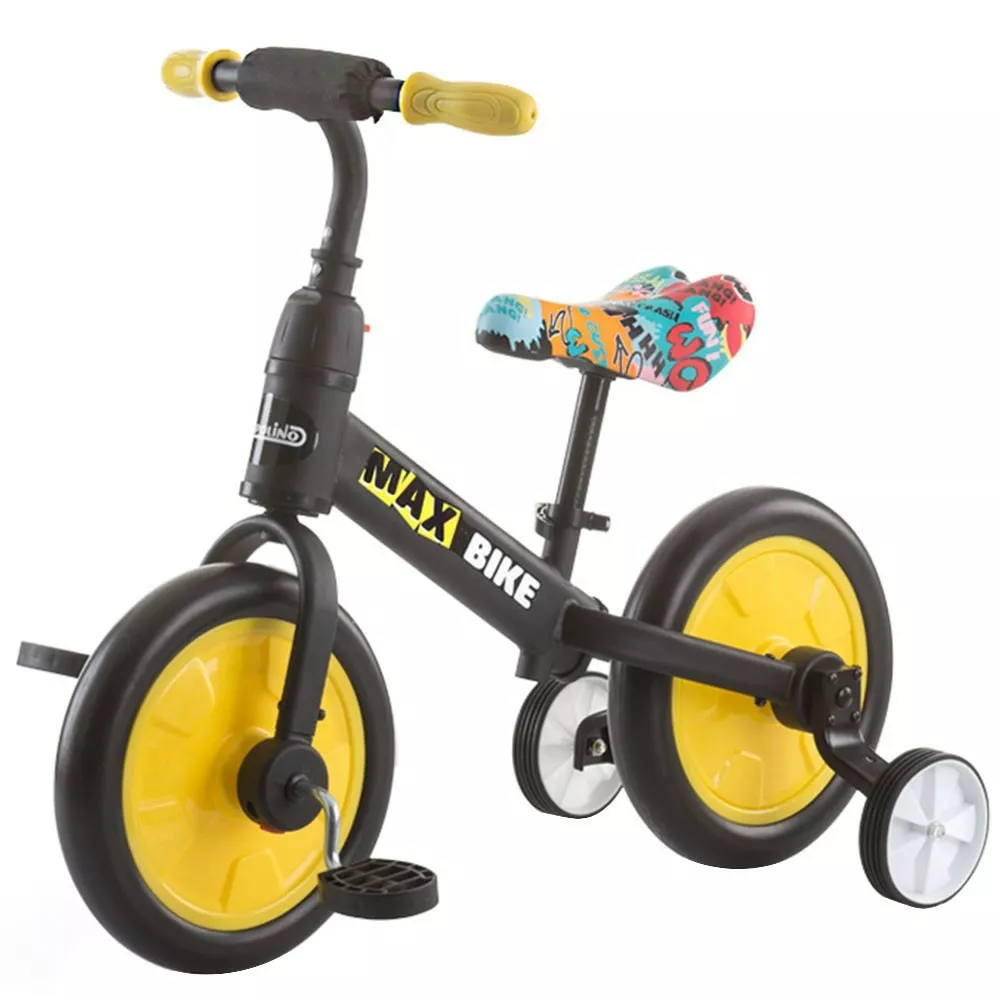 Bicicleta copii 3 ani, cu roti ajutatoare, Chipolino Max [1]