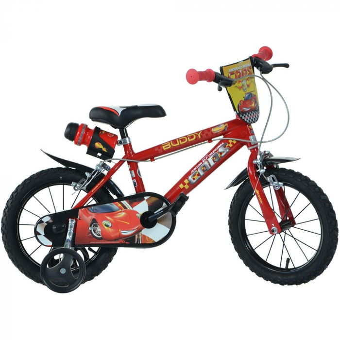 Bicicleta copii  6-8 ani, Dino Bikes 16", model Cars [1]