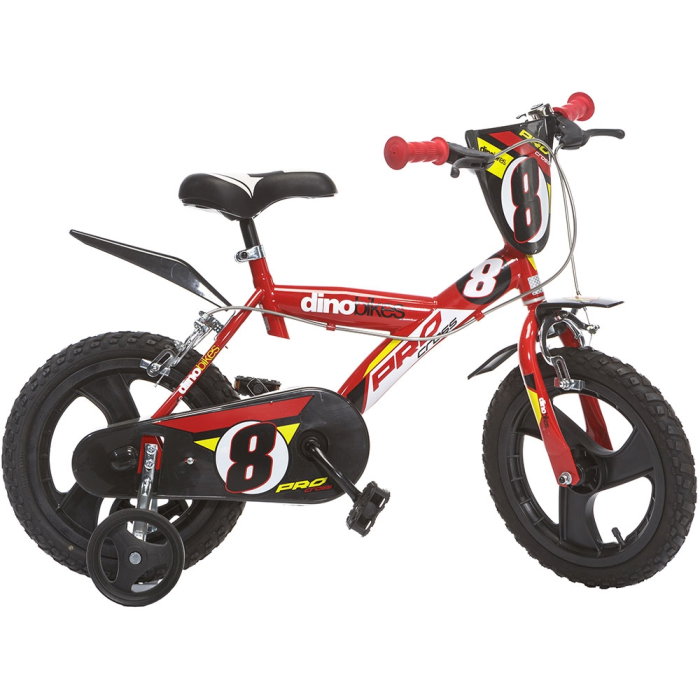 Bicicleta copii Dino Bikes 14" Pro-cross rosu [1]