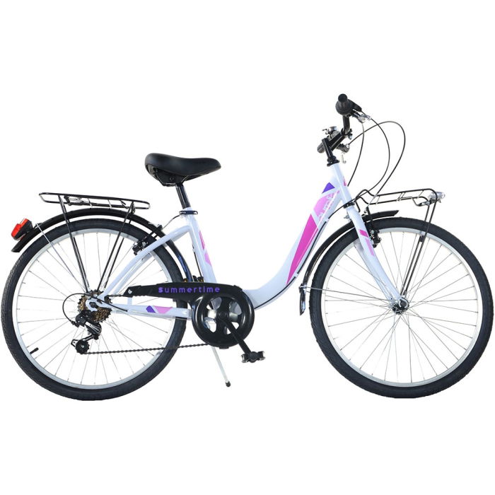 Bicicleta Dino Bikes 26" City Summertime alb [1]