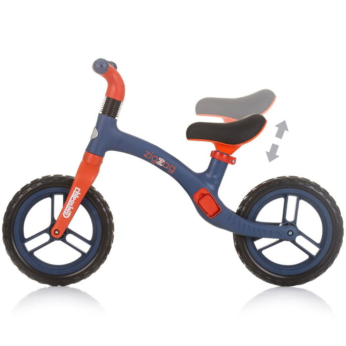 Bicicleta fara pedale Chipolino Zig Zag blue red [2]