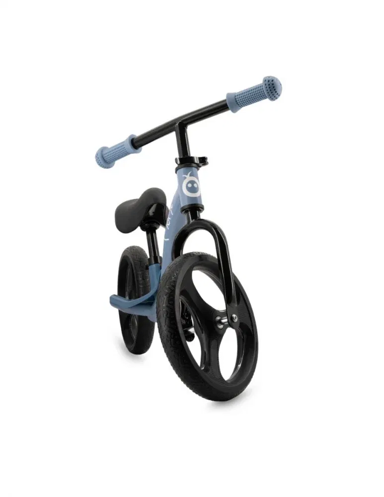 Bicicleta fara pedale cu roti led, pentru copii, 2 ani+, Momi Isoka - Albastra [3]