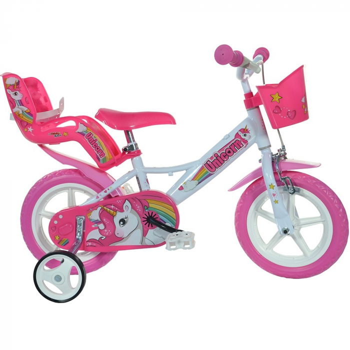 Bicicleta fetite 3-5 ani cu unicorn [1]
