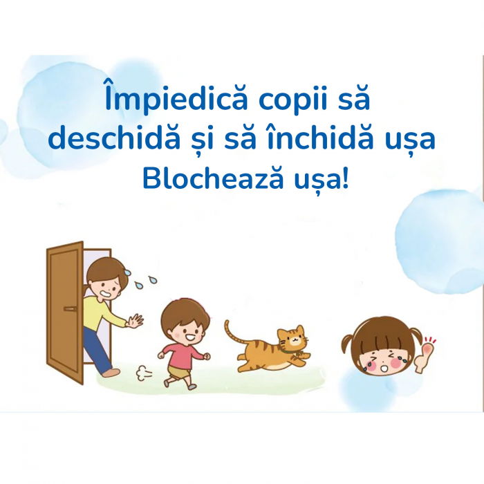 Blocator ușă copii – sistem anti-deschidere ușor de montat [6]