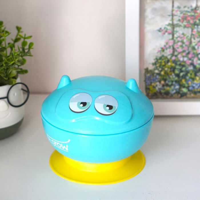 Bol cu ventuza si capac 340 ml, U-Grow [4]