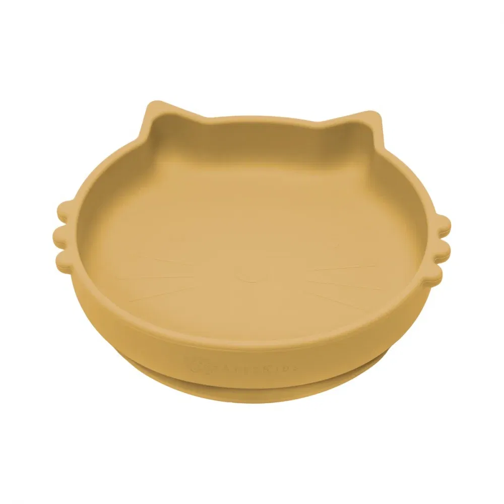 Bol din silicon, AppeKids, Kitty II - Galben [1]