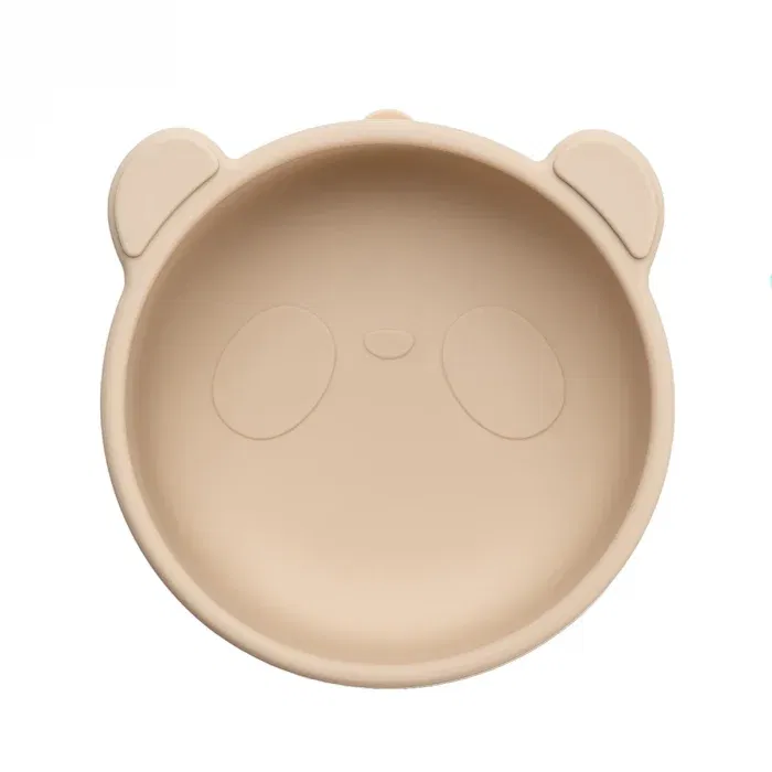 Bol din silicon cu ventuza, AppeKids, The Little Bear - Bej [2]