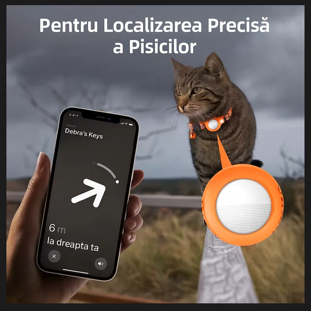 Brățară cu localizare GPS compatibilă AirTag – Liniște pentru părinți [10]