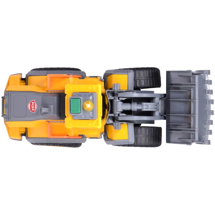 Buldozer Dickie Toys Volvo Wheel Loader 23 cm cu lumini si sunete [4]
