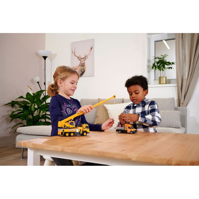 Camion cu macara Majorette Volvo Truck Crane cu lumini si sunete [9]