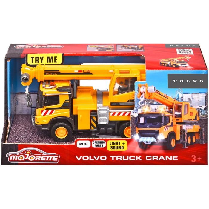 Camion cu macara Majorette Volvo Truck Crane cu lumini si sunete [12]