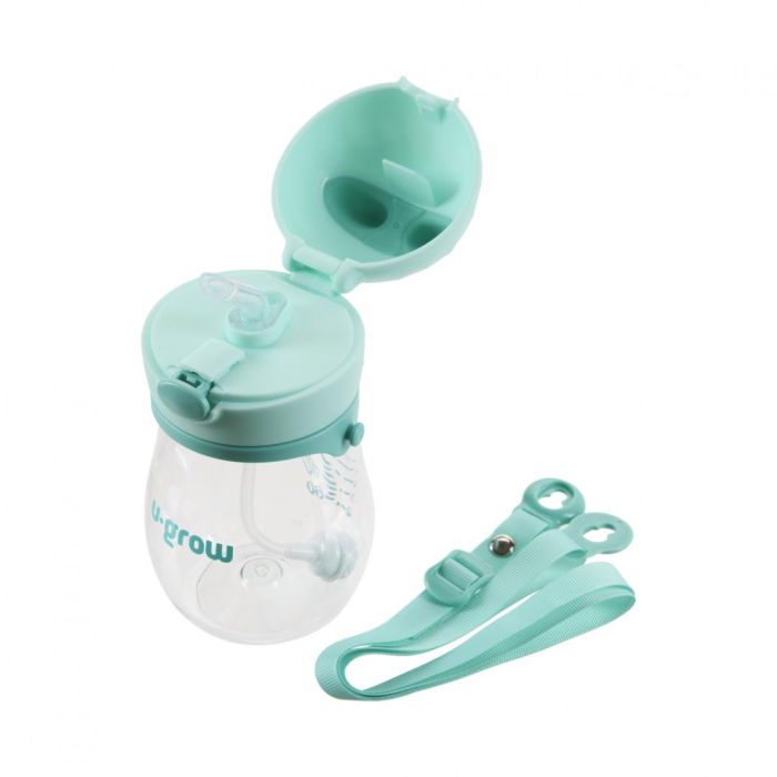 Cana cu pai si curea, tritan 330 ml,  U-Grow [2]