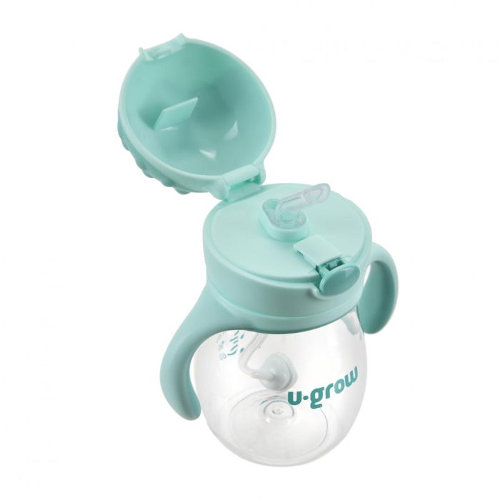 Cana cu pai si manere, tritan 330 ml,  U-Grow [2]