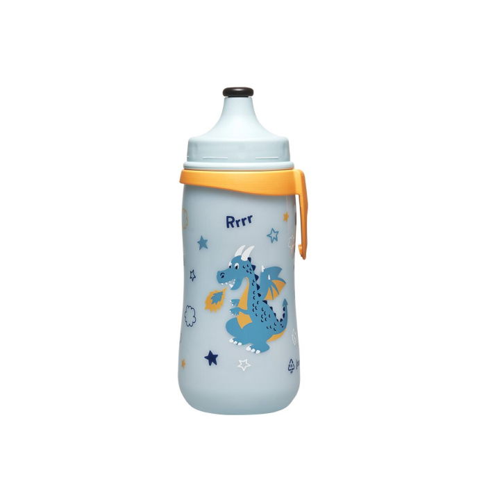 Cana de baut Kids Cup Boy, adaptor de baut antipicurare push-pull, clip de prindere, 330 ml, de la 18 luni, nip 35051 [2]