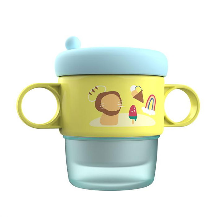 Cana termos cu manere si capac, blue, 250ml,  U-Grow [2]