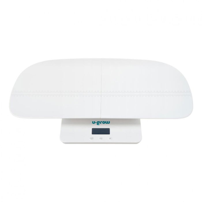 Cantar digital corporal 2in1 pentru bebe si mama, U-Grow, Display LED, blueetoth, Auto off, Functie Tara, 100kg, Alb [1]