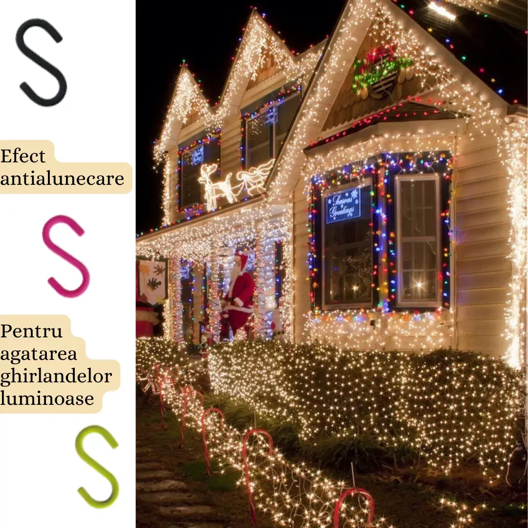 Cârlig Tip S pentru Agățare - Organizare Eficientă în Casă și Birou Car-Boy Safety [3]