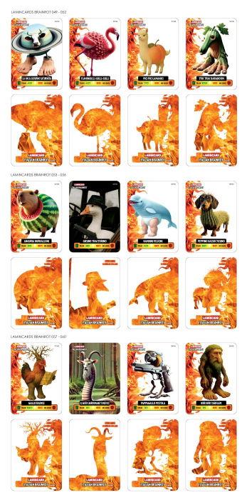 Carti de joc Italian Brainrot Lamincard set 5 buc [8]