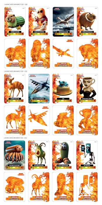 Carti de joc Italian Brainrot Lamincard set 5 buc [6]