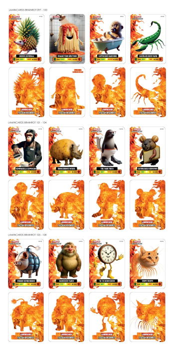 Carti de joc Italian Brainrot Lamincard set 5 buc [12]