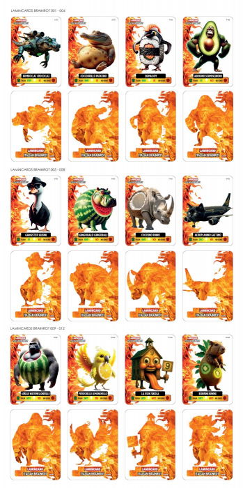 Carti de joc Italian Brainrot Lamincard set 5 buc [4]
