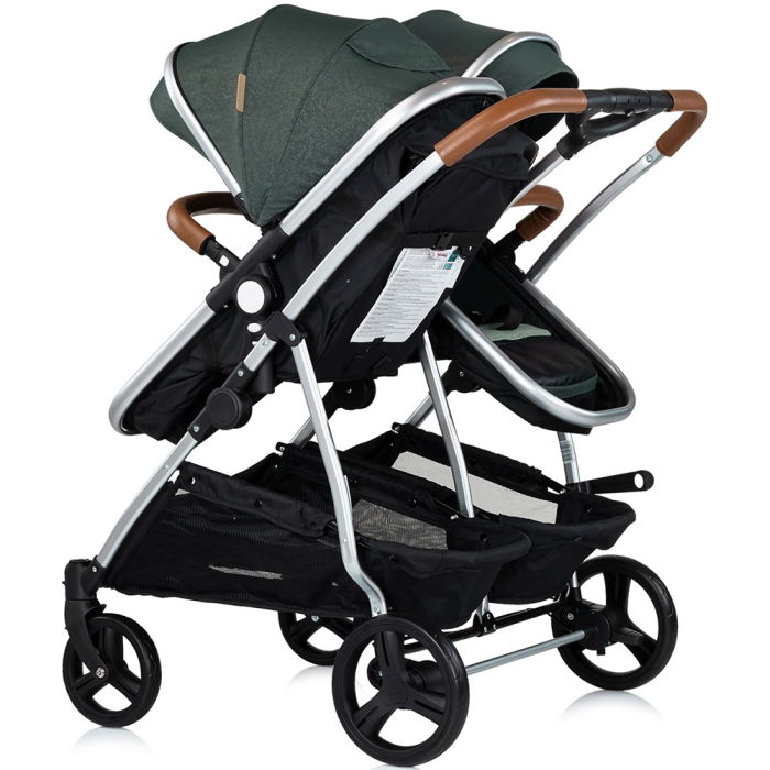 Carucior gemeni Chipolino Duo Smart 2 in 1 basil [3]