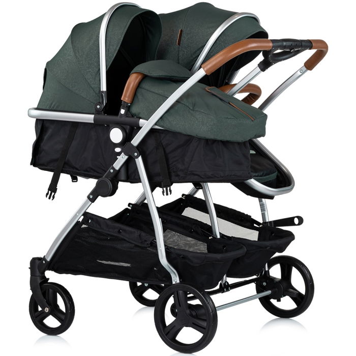 Carucior gemeni Chipolino Duo Smart 2 in 1 basil [2]