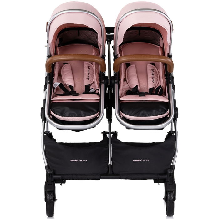 Carucior gemeni Chipolino Duo Smart 2 in 1 pink marshmallow [8]