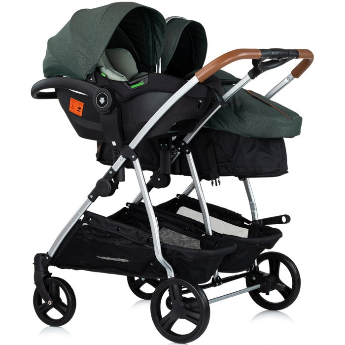 Carucior gemeni Chipolino Duo Smart 3 in 1 basil [10]