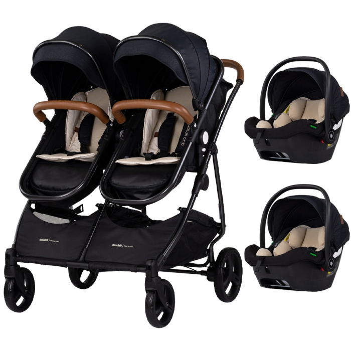 Carucior gemeni Chipolino Duo Smart 3 in 1 blackberry [1]