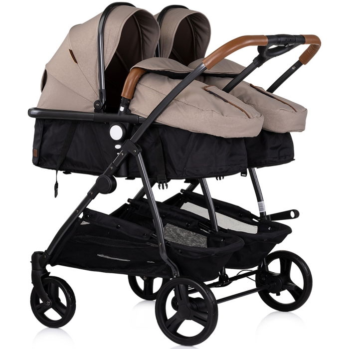 Carucior gemeni Chipolino Duo Smart 3 in 1 tiramisu [2]