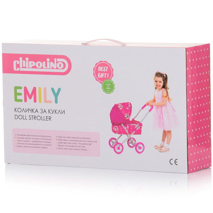 Carucior pentru papusi Chipolino Emily unicorns [5]