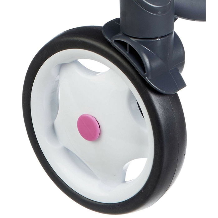 Carucior pentru papusi Smoby Quinny Combi 3 in 1 roz [3]