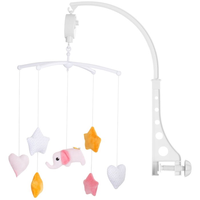 Carusel muzical pentru patut Chipolino Pink elephant [1]