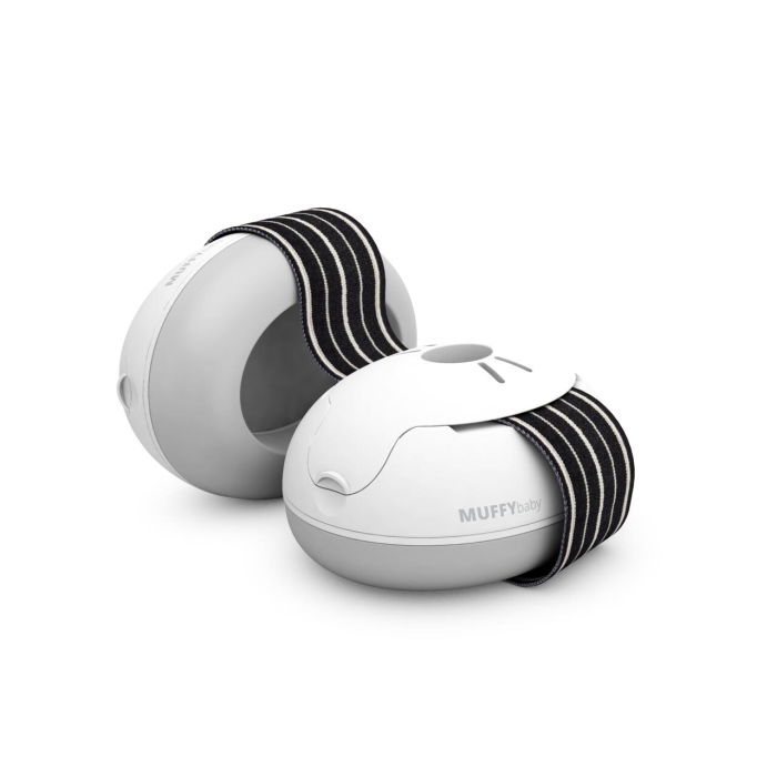 Casti antifonice pentru bebelusi, ofera protectie auditiva, SNR 23, negru, ALPINE Muffy Baby Black ALP25613 [2]