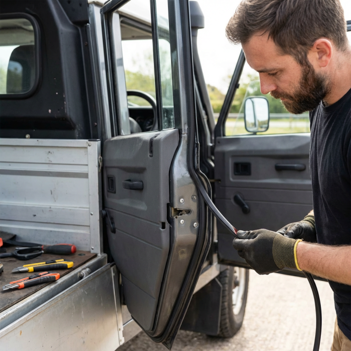 Cheder auto, uz universal, din spuma de cauciuc, multicolor, acopera muchie de 1.1 cm, 2m [2]