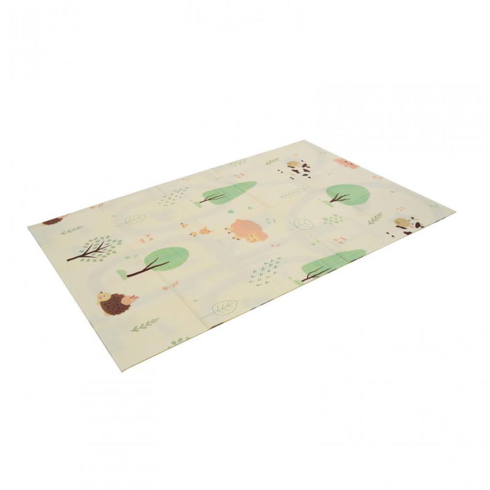 Covor de joaca pentru copii U-Grow, din spuma, pliabil, 2 fete, impermeabil, izolant, 120 x 180 x 1 cm, circuit [5]