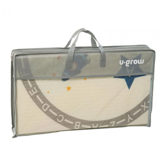 Covor de joaca pentru copii U-Grow, din spuma, pliabil, 2 fete, impermeabil, izolant, 120 x 180 x 1 cm, circuit [8]
