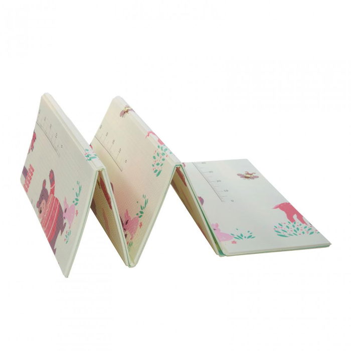 Covor de joaca pentru copii U-Grow, din spuma, pliabil, 2 fete, impermeabil, izolant, 180 x 200 x 1 cm [8]