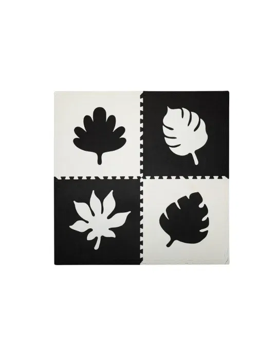 Covoras de joaca puzzle 120x120 cm Momi, Feli - Negru [1]