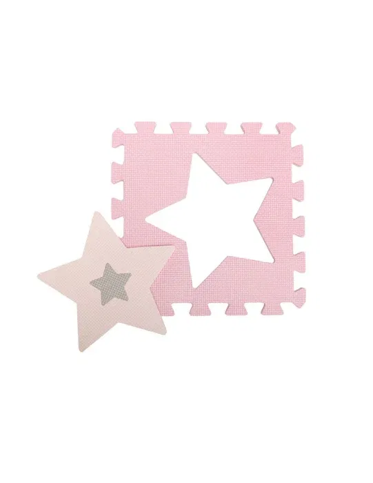 Covoras de joaca puzzle 93x93 cm Momi, Nebe - Roz [5]