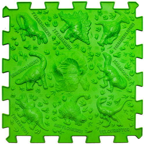 Covoraș de masaj Ortek Dinozauri Puzzle-uri 12 elemente [5]